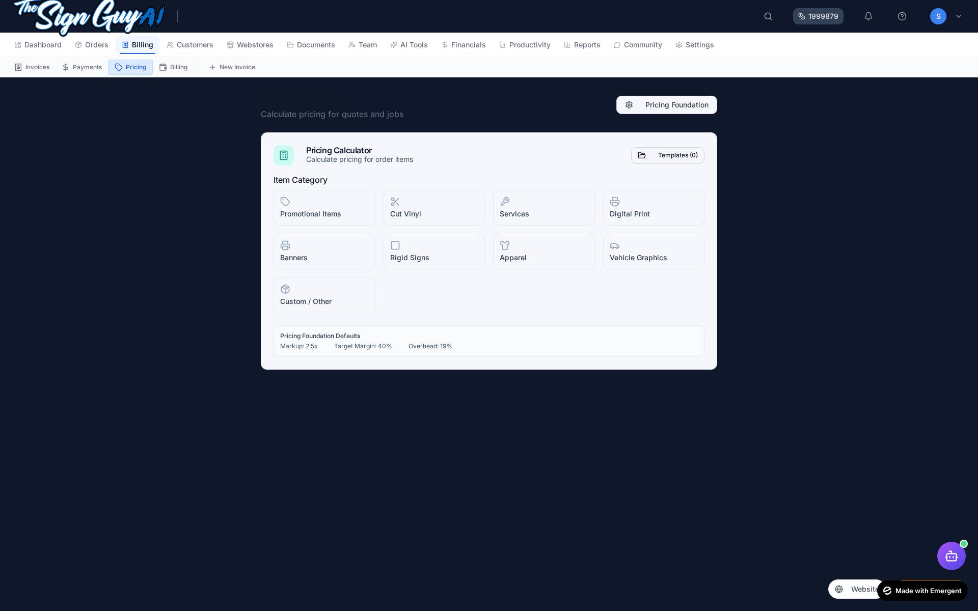 Smart Pricing & Detailed Order Items screenshot